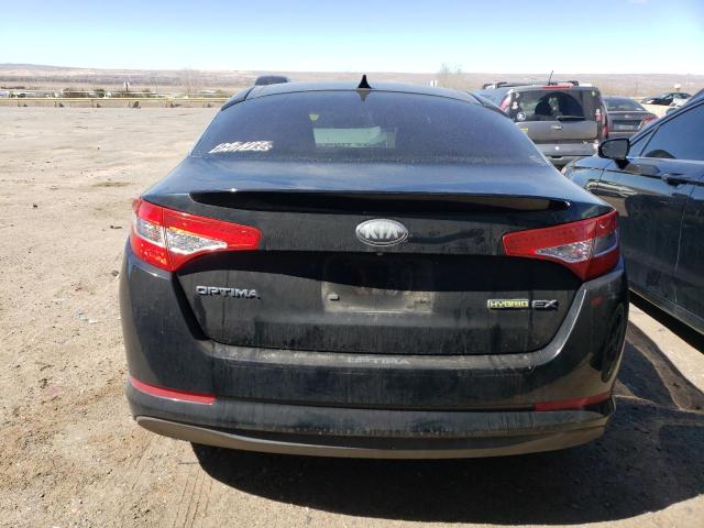 KNAGM4AD9D5046783 - 2013 KIA OPTIMA HYBRID BLACK photo 6