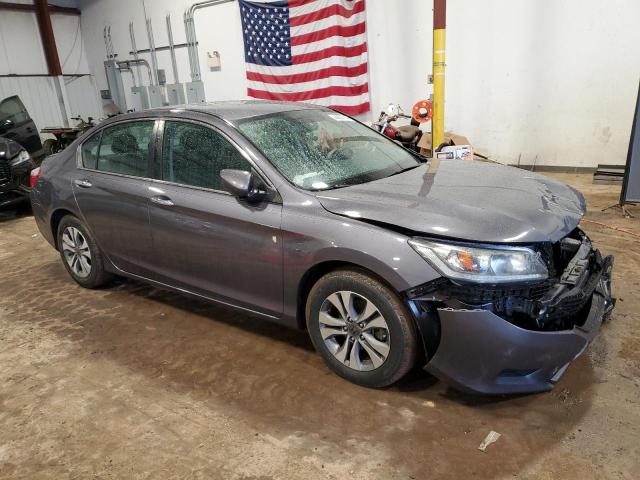 1HGCR2F36FA007393 - 2015 HONDA ACCORD LX GRAY photo 4