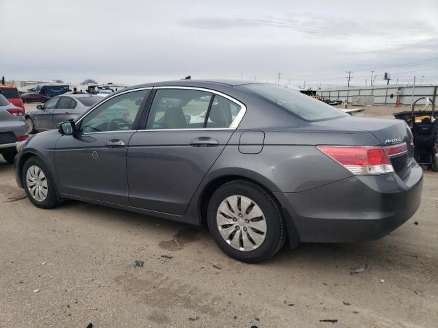 1HGCP2E32CA118431 - 2012 HONDA ACCORD LX GRAY photo 2