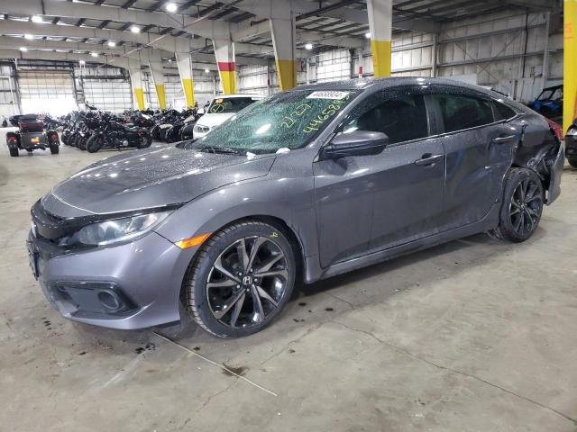 2HGFC2F83KH530621 - 2019 HONDA CIVIC SPORT GRAY photo 1