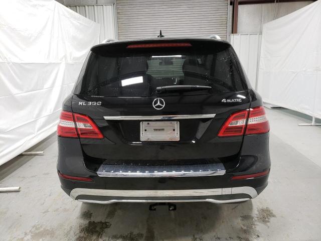 4JGDA5HB7CA000945 - 2012 MERCEDES-BENZ ML 350 4MATIC BLACK photo 6