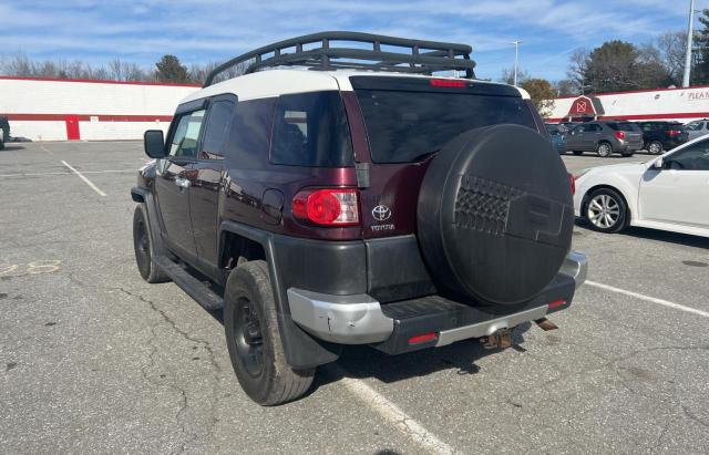 JTEBU11F370084987 - 2007 TOYOTA FJ CRUISER MAROON photo 3