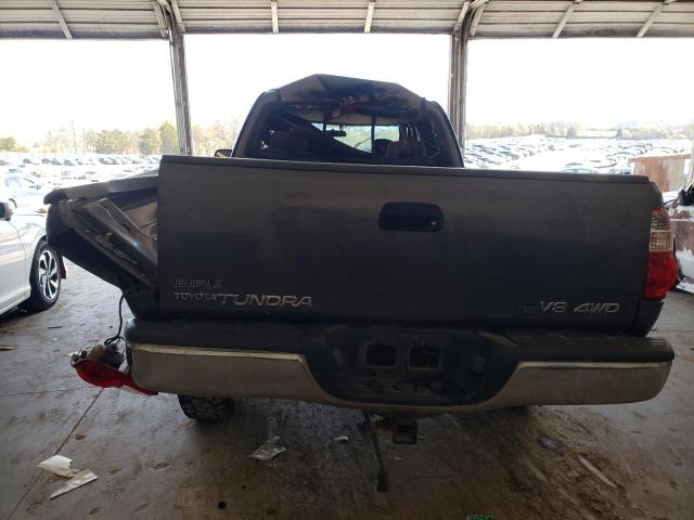 5TBBT44186S476229 - 2006 TOYOTA TUNDRA ACCESS CAB SR5 GRAY photo 6