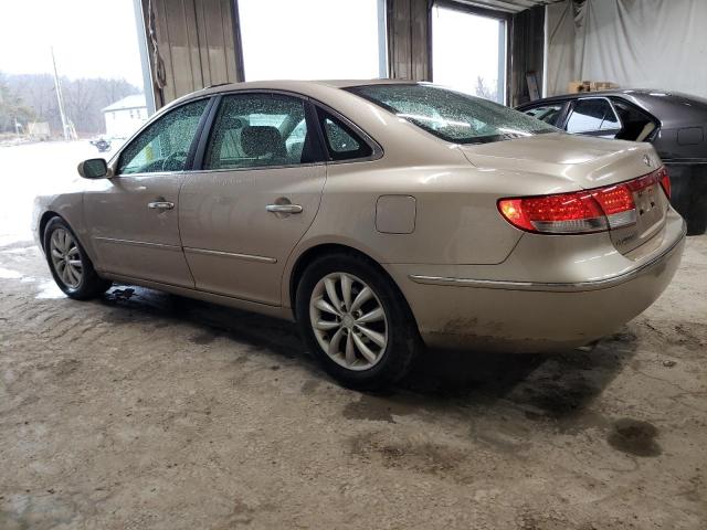 KMHFC46F46A055425 - 2006 HYUNDAI AZERA SE BEIGE photo 2