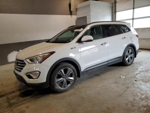 KM8SRDHF4FU110559 - 2015 HYUNDAI SANTA FE GLS WHITE photo 1