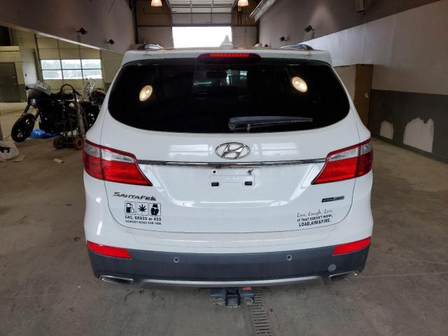 KM8SRDHF4FU110559 - 2015 HYUNDAI SANTA FE GLS WHITE photo 6