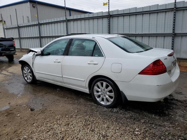 1HGCM66547A029868 - 2007 HONDA ACCORD EX WHITE photo 2