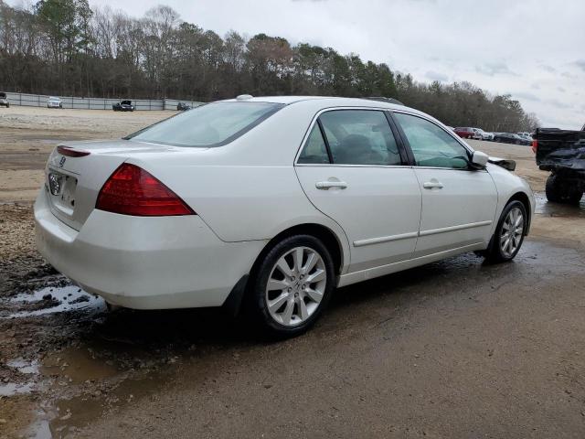 1HGCM66547A029868 - 2007 HONDA ACCORD EX WHITE photo 3