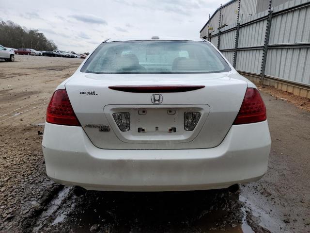 1HGCM66547A029868 - 2007 HONDA ACCORD EX WHITE photo 6