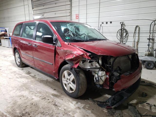 2C4RDGBG8FR682994 - 2015 DODGE GRAND CARA SE RED photo 1