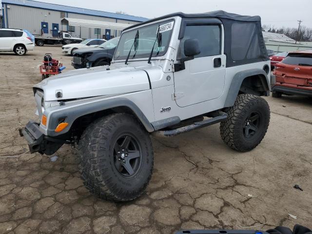 1J4FA39S46P765011 - 2006 JEEP WRANGLER X GRAY photo 1