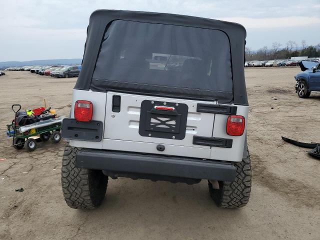 1J4FA39S46P765011 - 2006 JEEP WRANGLER X GRAY photo 6