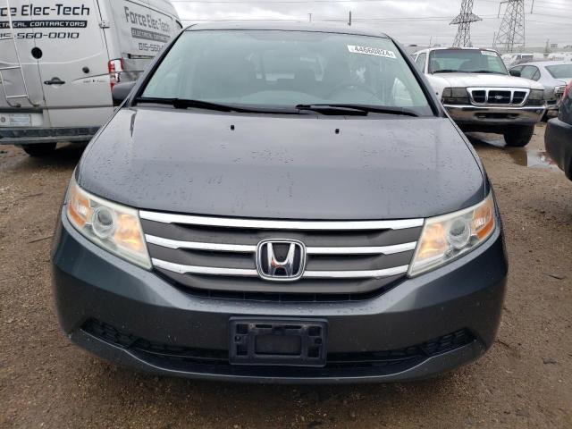 5FNRL5H20DB065374 - 2013 HONDA ODYSSEY LX GRAY photo 5