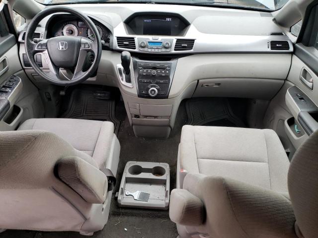 5FNRL5H20DB065374 - 2013 HONDA ODYSSEY LX GRAY photo 8