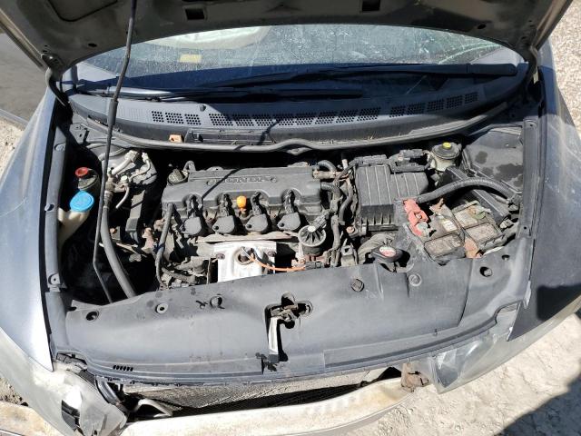 19XFA1F69BE041262 - 2011 HONDA CIVIC LX-S Gris photo 11