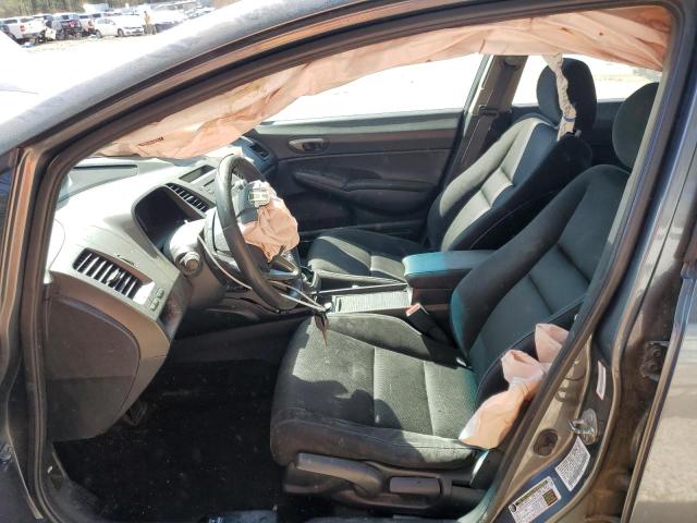 19XFA1F69BE041262 - 2011 HONDA CIVIC LX-S Gris photo 7