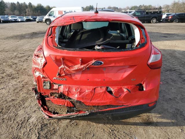 1FAHP3K25CL399074 - 2012 FORD FOCUS SE RED photo 6