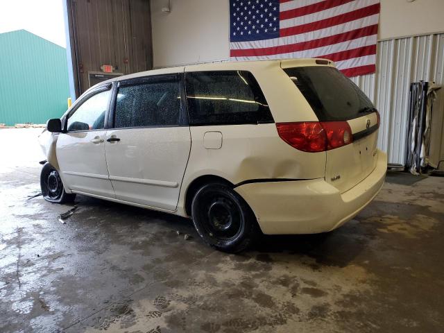 5TDZK23C58S166509 - 2008 TOYOTA SIENNA CE WHITE photo 2