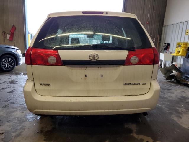 5TDZK23C58S166509 - 2008 TOYOTA SIENNA CE WHITE photo 6