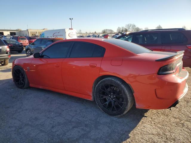 2C3CDXGJ2KH603091 - 2019 DODGE CHARGER SCAT PACK ORANGE photo 2