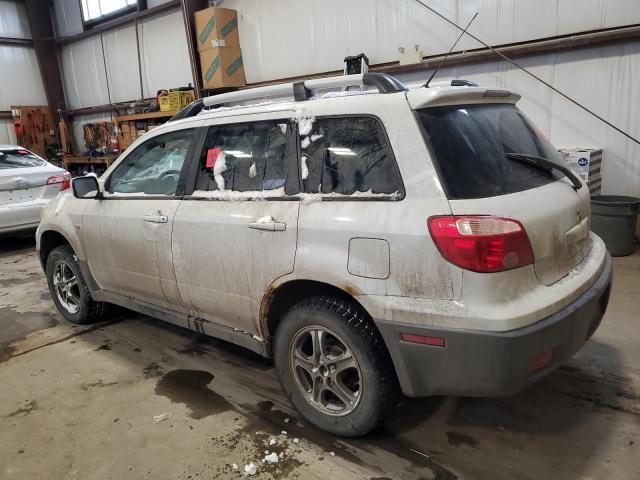 JA4LZ31F76U604762 - 2006 MITSUBISHI OUTLANDER LS WHITE photo 2