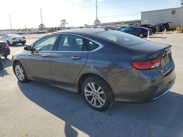 1C3CCCAB1FN695868 - 2015 CHRYSLER 200 LIMITED GRAY photo 2