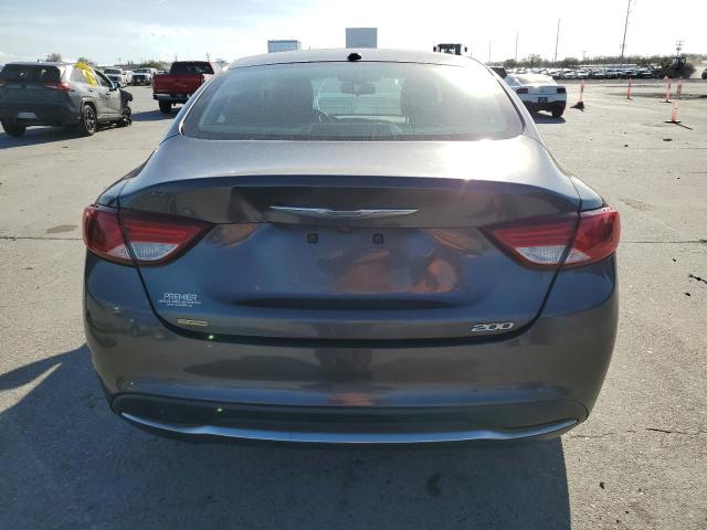 1C3CCCAB1FN695868 - 2015 CHRYSLER 200 LIMITED GRAY photo 6