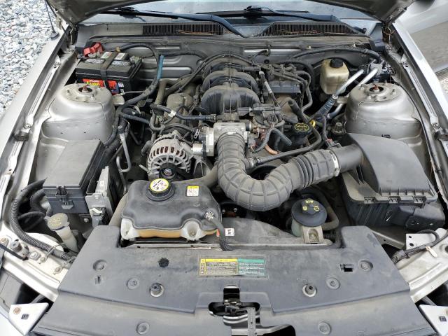 1ZVHT80NX85199901 - 2008 FORD MUSTANG GRAY photo 11