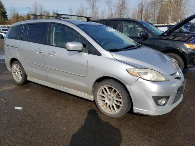 JM1CR29L090338460 - 2009 MAZDA 5 SILVER photo 4