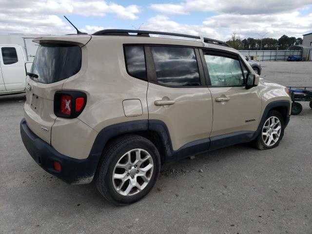 ZACCJBBTXGPC54025 - 2016 JEEP RENEGADE LATITUDE TAN photo 3