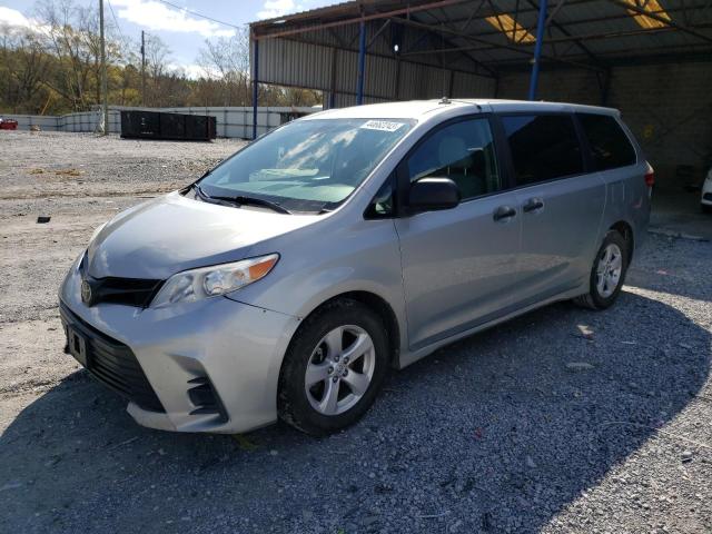 5TDZZ3DC4LS031532 - 2020 TOYOTA SIENNA L SILVER photo 1