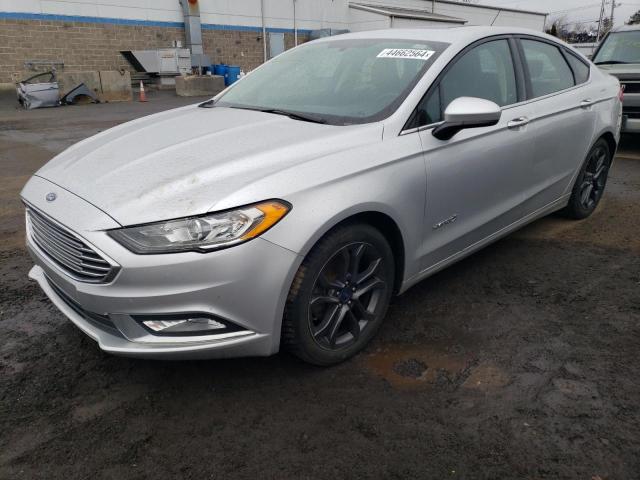 3FA6P0LU1JR138013 - 2018 FORD FUSION SE HYBRID SILVER photo 1