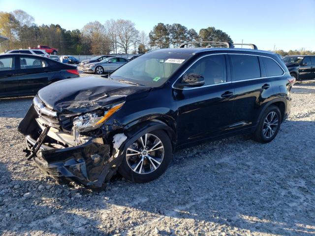 5TDKKRFH6GS140792 - 2016 TOYOTA HIGHLANDER XLE BLACK photo 1