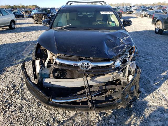 5TDKKRFH6GS140792 - 2016 TOYOTA HIGHLANDER XLE BLACK photo 5