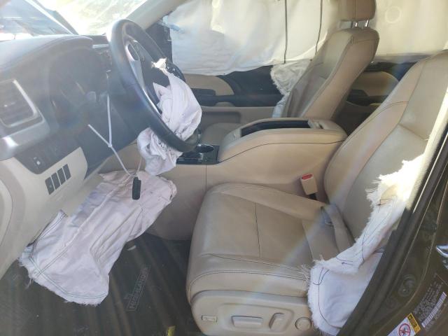 5TDKKRFH6GS140792 - 2016 TOYOTA HIGHLANDER XLE BLACK photo 7