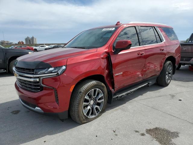 1GNSCNKD1MR439794 - 2021 CHEVROLET TAHOE C1500 LT RED photo 1