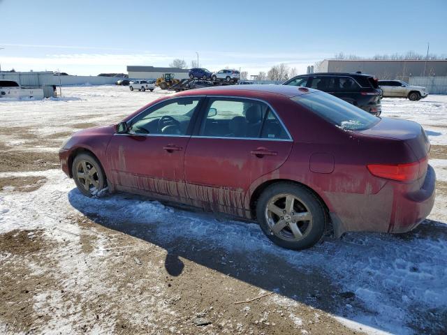 1HGCM56725A082206 - 2005 HONDA ACCORD EX MAROON photo 2