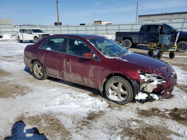 1HGCM56725A082206 - 2005 HONDA ACCORD EX MAROON photo 4