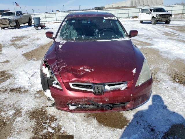 1HGCM56725A082206 - 2005 HONDA ACCORD EX MAROON photo 5