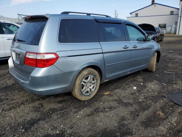 5FNRL38897B100233 - 2007 HONDA ODYSSEY TOURING TURQUOISE photo 3