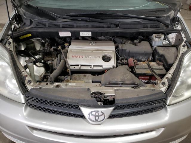 5TDZA23C85S304526 - 2005 TOYOTA SIENNA CE SILVER photo 11