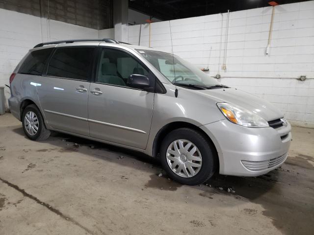 5TDZA23C85S304526 - 2005 TOYOTA SIENNA CE SILVER photo 4