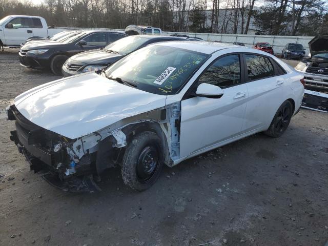 5NPLS4AG8MH048400 - 2021 HYUNDAI ELANTRA SEL WHITE photo 1