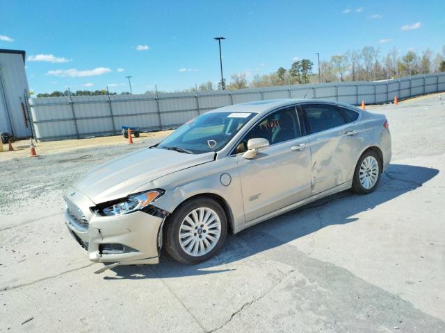 3FA6P0PU5FR307631 - 2015 FORD FUSION SE PHEV BEIGE photo 1