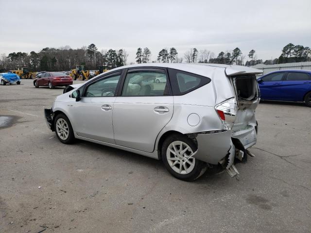 JTDZN3EU3C3042297 - 2012 TOYOTA PRIUS V SILVER photo 2