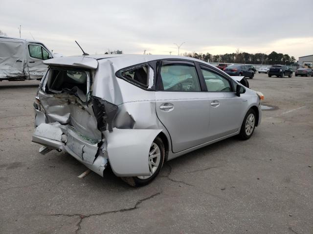 JTDZN3EU3C3042297 - 2012 TOYOTA PRIUS V SILVER photo 3