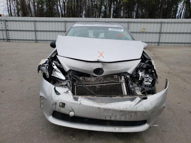 JTDZN3EU3C3042297 - 2012 TOYOTA PRIUS V SILVER photo 5