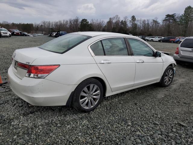 1HGCP3F89CA030024 - 2012 HONDA ACCORD EXL WHITE photo 3