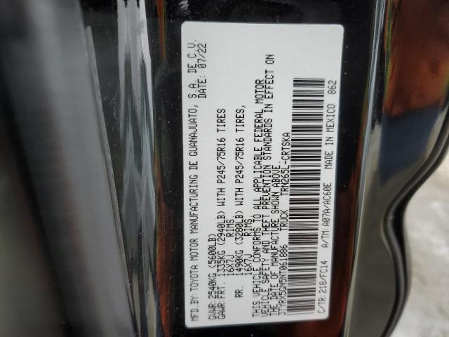 3TYRX5GN5NT061886 - 2022 TOYOTA TACOMA ACCESS CAB Siyah fotoğraf 12