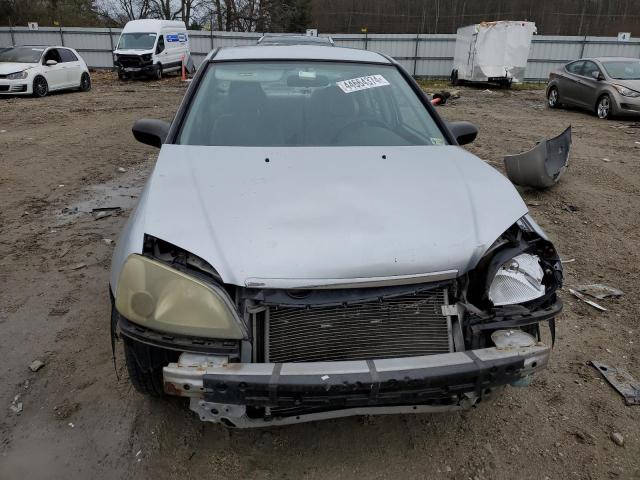 2HGES16581H531406 - 2001 HONDA CIVIC LX SILVER photo 5